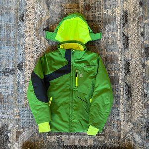 Spyder Insulated Jacket Green Size: 14